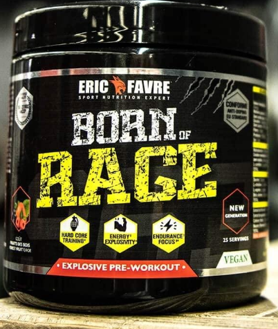 Pre Workout Booster Explosif Born Of Rage Vegan